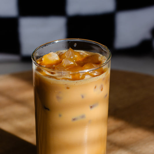 Salted Caramel Oatmilk Latte Iced